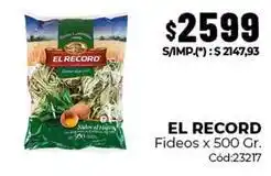 Diarco X$ - fideos x 500 gr. cód:23217 oferta