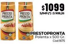 Diarco Presto pronta - polenta x 500 gr. cód:1675 oferta