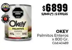 Diarco Okey - palmitos enteros cód:40489 oferta
