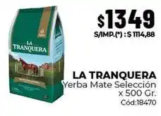 Diarco La tranquera - yerba mate selecci x 500 gr. c d:18470 oferta