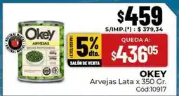 Diarco Okey - arvejas lata oferta