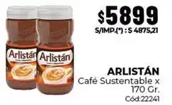 Diarco Arlistán - café sostenible x 170 gr oferta