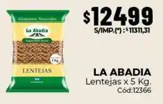 Diarco La abadia - lentejas oferta