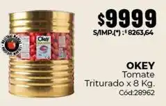 Diarco Okey - tomate triturado x 8 kg. cód:28962 oferta