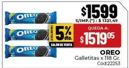 Diarco Oreo - galletitas cód:22253 oferta