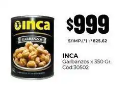 Diarco Inca - garbanzos cód:30502 oferta