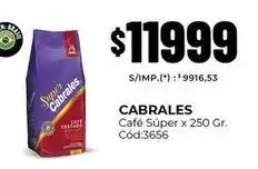 Diarco Cabrales - café súper x 250 gr. cód:3656 oferta