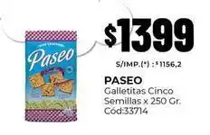 Diarco Paseo - galletitas cinco semillas cód:33714 oferta