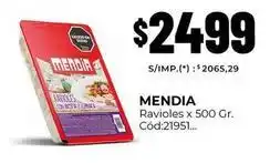 Diarco Mendia - ravioles c /nestay espinaca cód:21951 oferta