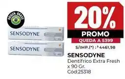 Diarco Sensodyne - dentífrico extra fresh oferta