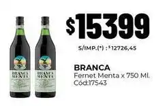 Diarco Branca - fernet menta x 750 ml. cód:17543 oferta