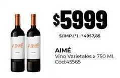 Diarco Aimé - vino varietales x 750 ml. cód:45565 oferta