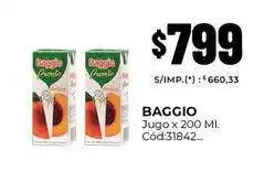 Diarco Baggio - jugo x 200 ml. cód:31842 oferta