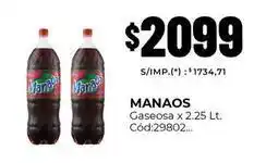 Diarco Manaos - gaseosa x 2.25 lt. cód:29802 oferta