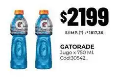 Diarco Gatorade - jugo x 750 ml. cód:30542 oferta