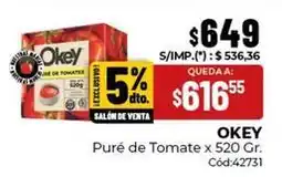 Diarco Okey - puré de tomate oferta