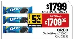 Diarco Oreo - galletitas x 118 gr. cód:22253 oferta
