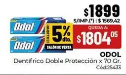 Diarco Odol - dentífrico doble protección oferta