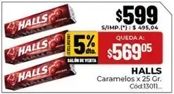 Diarco Halls - caramelos oferta