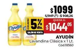 Diarco X$ - lavandina clásica x 1 lt. cód:18560 oferta