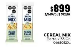Diarco X$ - cereal mix barra x 33 gr. cód:30820 oferta