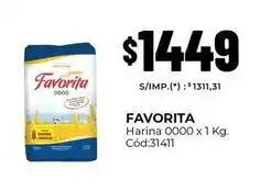 Diarco Favorita - harina 0000 x 1 kg. cód:31411 oferta