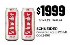 Diarco Schneider - cerveza lata x 473 ml. cód:24167 oferta