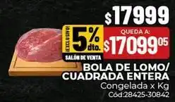 Diarco X$ - bola de lomo/cuadrada entera oferta