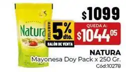 Diarco Natura - mayonesa doy pack oferta