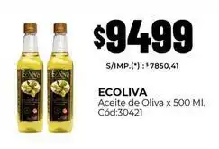 Diarco Ecoliva - aceite de oliva x 500 ml. cód:30421 oferta