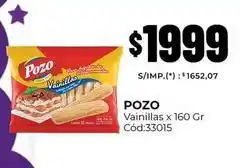 Diarco Pozo - vainillas cód:33015 oferta