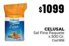 Diarco Celusal - sal fina paquete x 500 gr. cód:1818 oferta