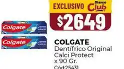 Diarco Colgate - dentífrico original calci protect oferta