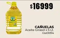 Diarco Cañuelas - aceite girasol x 5 lt. cód:30514 oferta