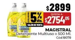 Diarco Magistral - detergente multiuso x 500 ml. cód:18078 oferta