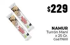 Diarco Namur - turrón maní x 25 gr. cód:17600 oferta