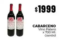 Diarco Cabarceno - vino patero x 700 ml oferta