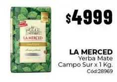 Diarco La merced - yerba mate campo sur x 1 kg oferta