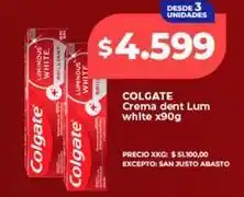 Supermayorista Vital Colgate - crema dent lum white oferta