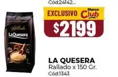 Diarco La quesera - rallado oferta