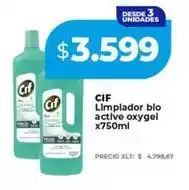 Supermayorista Vital Cif - limpiador active oxygel x750ml oferta