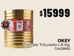Diarco Okey - tomate triturado x 8 kg oferta