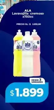 Supermayorista Vital Ala - lavavajilla cremoso oferta