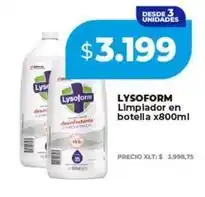Supermayorista Vital Lysoform - limpiador en botella oferta
