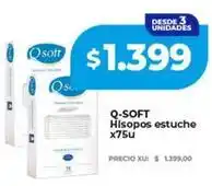 Supermayorista Vital Q-soft - hisopos estuche x75u oferta