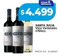 Supermayorista Vital Santa julia - vino varletales oferta