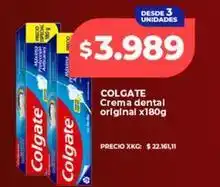 Supermayorista Vital Colgate - crema dental original oferta