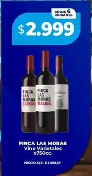 Supermayorista Vital Finca las moras - vino varietales oferta