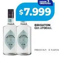 Supermayorista Vital Brighton - gin x700ml oferta
