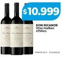 Supermayorista Vital Don nicanor - vino malbec oferta